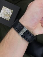 Чоловічий годинник Awarder 005 Тризуб срібло  Black - Зображення 4