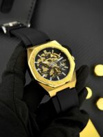 Автоматичний механічний годинник-скелетон Forsining 8289 Black-Gold - Зображення 8