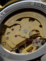 Автоматичний механічний годинник-скелетон Forsining 8289 Black-Gold - Зображення 5