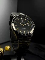 Чоловічий автоматичний годинник Forsining 8294 Black-Gold Steel - Зображення 5