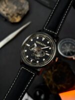 Преміальний чоловічий годинник Awarder 044 Automatic Ukraine All Black - Зображення 10