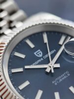 Чоловічий автоматичний годинникPagani Design PD-1645 Silver-Blue - Зображення 4