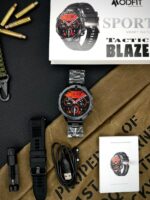 Розумний годинник Modfit Tactic Blaze Black Steel + ремінець - Зображення 8